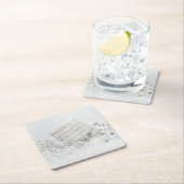 Silent Night Music met Ornaments Kartonnen Onderzetters (Insitu)