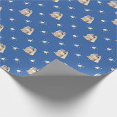 Silent Night Natitivity-kerstkappapier ze Cadeaupapier (Hoek)