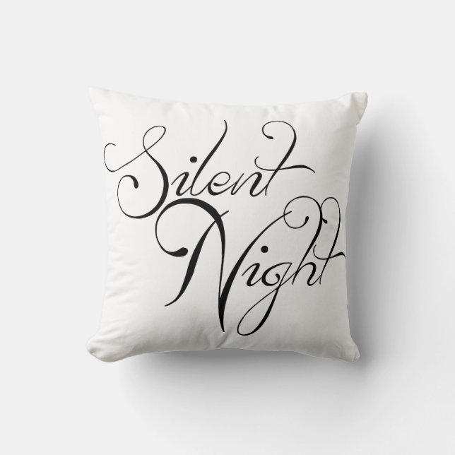 SILENT NIGHT PILLOW KUSSEN (Voorkant)