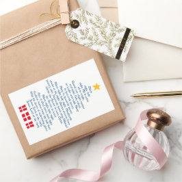 Silent Night Rechthoekige Sticker