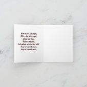 Silent Night - Rembrandt 1640. Feestdagen Kaart (Binnen)