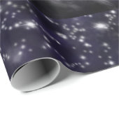 Silent Night - romantic Holiday Snow scene Cadeaupapier (Rol Hoek)