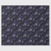 Silent Night - romantic Holiday Snow scene Cadeaupapier (Vlak)