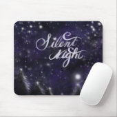 Silent Night - romantic Holiday Snow scene Muismat (Met muis)