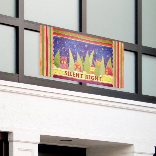 Silent Night Spandoek (Buitenkant Gebouw)