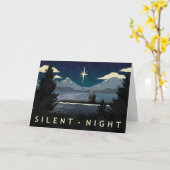 Silent Night - Submarine Holiday Card Kaart (Gele Bloem)