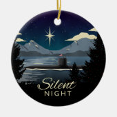 Silent Night - Submarine Holiday Ornament (Voorkant)