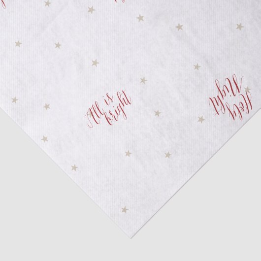 Silent Night Tissue Paper Tissuepapier (Detail)