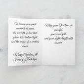 Silent Night Under the Moon – Cozy Christmas Card Kaart (Binnen)