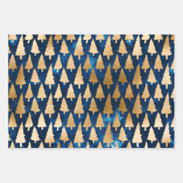 Silent Night Winter-kerstinpakpapier Inpakpapier Vel