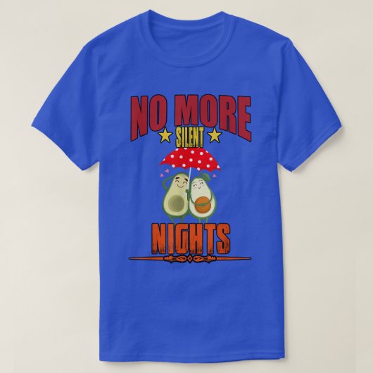 Silent Nights - Funny Humor Graphic T-Shirt (Design voorkant)