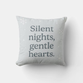 Silent nights, gentle hearts – Christmas Pillow Kussen