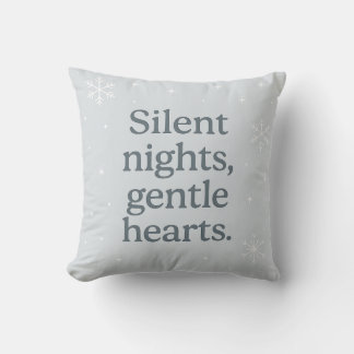 Silent nights, gentle hearts – Christmas Pillow Kussen