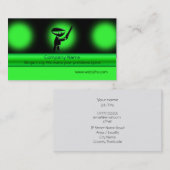 Silent ninja-moordenaar, gewapend en gevaarlijk visitekaartje (Voorkant / Achterkant)