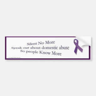 Silent No Meer Bumpersticker