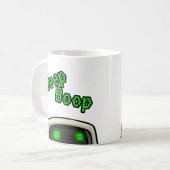 Silent Observer Beep Boop Koffiemok (Voorkant links)