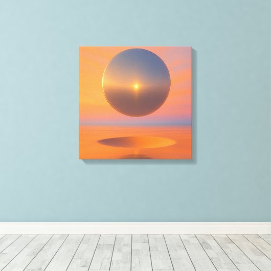 Silent Orbit Canvas Afdruk (Insitu (Houten vloer))