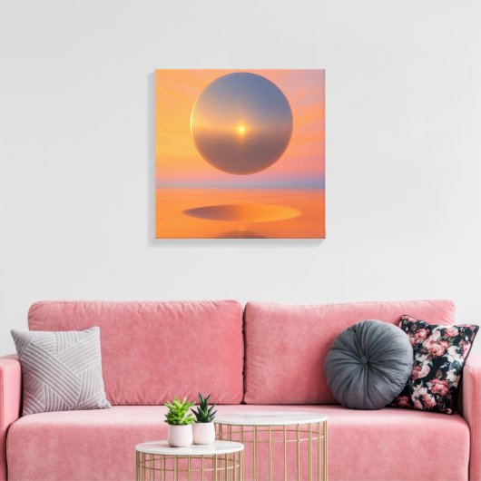 Silent Orbit Canvas Afdruk (Insitu (Woonkamer))