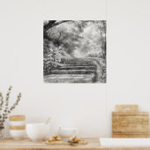 Silent Passage — 道 (The Path) Sumi-e Ink Painting  Poster (Keuken)