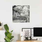 Silent Passage — 道 (The Path) Sumi-e Ink Painting  Poster (Thuiskantoor)