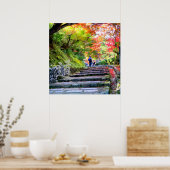 Silent Passage — 道 (The Path)  Wabi-Sabi Photo Poster (Keuken)