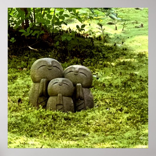 Silent Passage — Japanese Wabi-Sabi Harmony Photo  Poster (Voorkant)