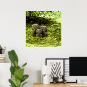 Silent Passage — Japanese Wabi-Sabi Harmony Photo  Poster (Thuiskantoor)