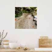 Silent Passage — Japanese Wabi-Sabi Photo Poster (Keuken)