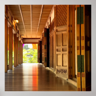 Silent Passage – Japanese Wabi-Sabi Photography Poster