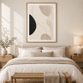 Silent Passage | Minimal Abstract Plaster Art Prin Poster