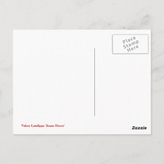 Silent Peace Briefkaart (Achterkant)