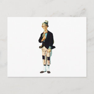 Silent Performer uit 1920 Briefkaart