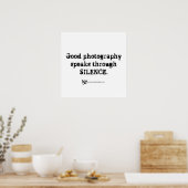 Silent Photography Quote Poster (Keuken)