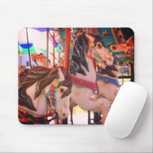 Silent Prancers Carousel Horses Muismat (Met muis)