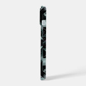 Silent Protocol: Cortex van Cyan iPhone 15 Case (Linkerkant)