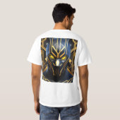 "Silent Prowler: Verbluffende Black Panther Artwor T-shirt (Achterkant volledig)