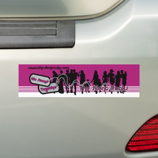 Silent Ranks Bumpersticker (Op auto)