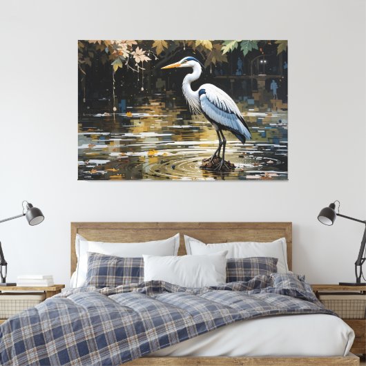 Silent Reflection Canvas Afdruk (Insitu (Slaapkamer))