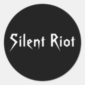 Silent Riot Stickers (Voorkant)