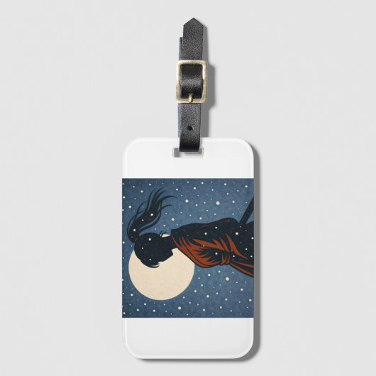 Silent Samurai – The Feminine Shadow: Snowfall Bagagelabel (Voorkant (verticaal))