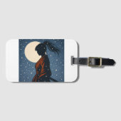 Silent Samurai – The Feminine Shadow: Snowfall Bagagelabel (Voorkant (horizontaal))