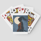 Silent Samurai – The Feminine Shadow: Snowfall Pokerkaarten (Achterkant)