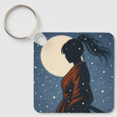 Silent Samurai – The Feminine Shadow: Snowfall Sleutelhanger (Voorkant)