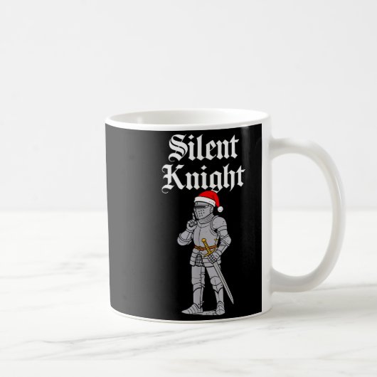 Silent Santa Knight Christmas Medieval Costume Men Koffiemok (Rechts)