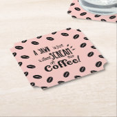 SILENT SCHERM KARTONNEN ONDERZETTERS (Gekanteld)