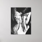 Silent Scream - Uitdrukking van innerlijke onrust Canvas Afdruk (Voorkant)