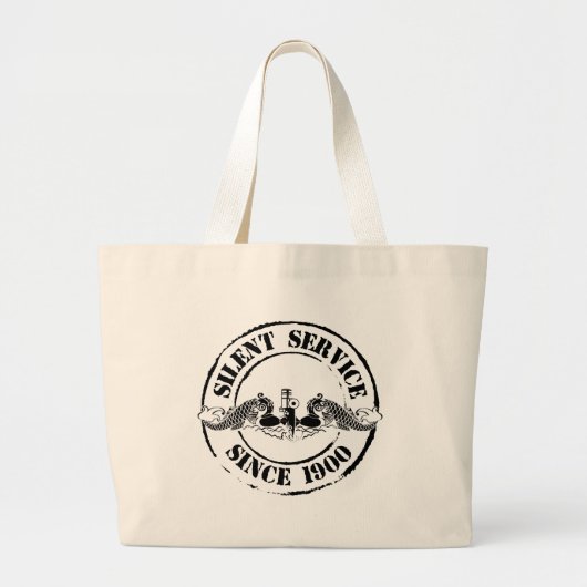 Silent Service Grote Tote Bag (Voorkant)