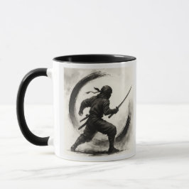 Silent Shadow – Ninja Ink Art Mug Mok