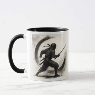 Silent Shadow – Ninja Ink Art Mug Mok