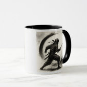 Silent Shadow – Ninja Ink Art Mug Mok (Voorkant rechts)